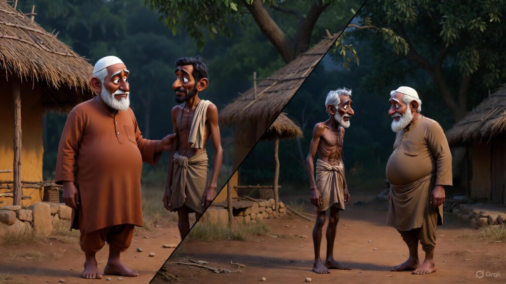  Mulla Swaps Clothes with Poor Friend (Seventh paragraph)