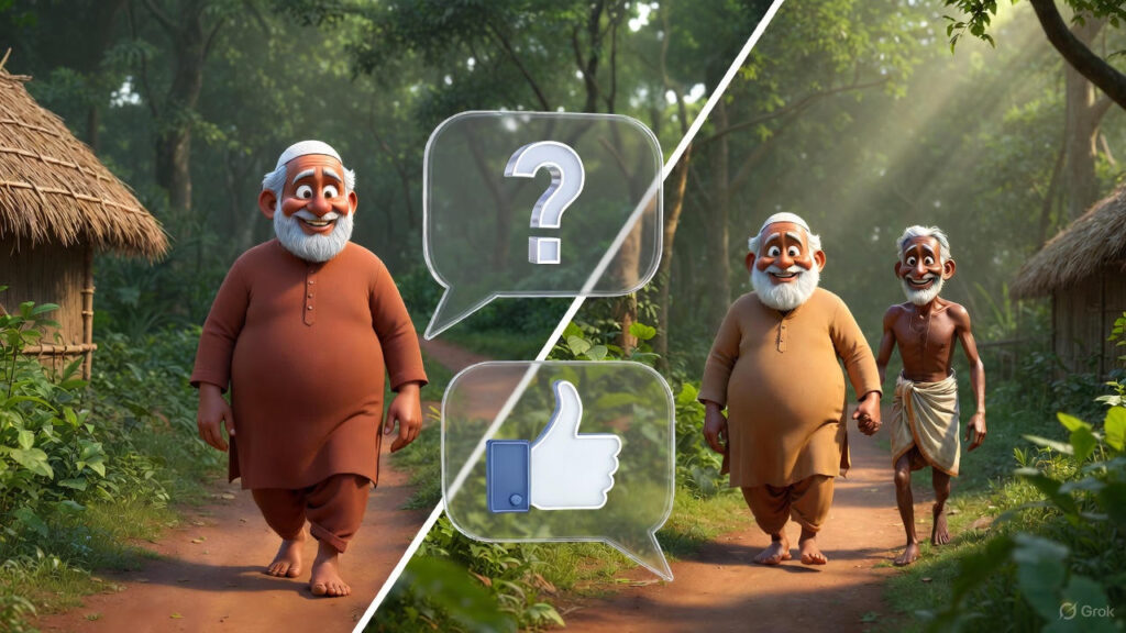  Mulla Meets Another Friend on the Path (Third paragraph)