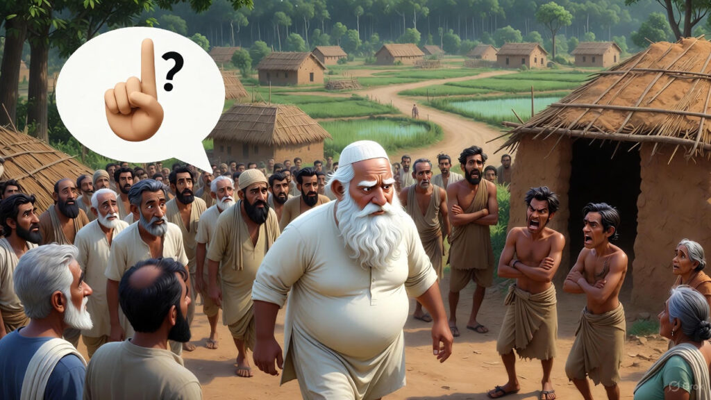 Mulla Approaching the Arguing Couple
