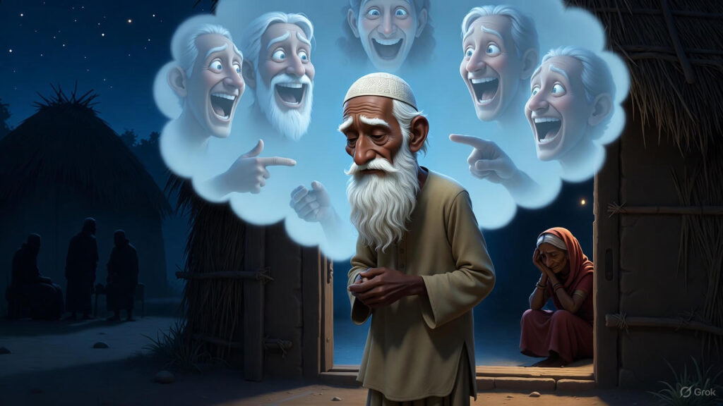 Mulla's Internal Reflection on the Mockery