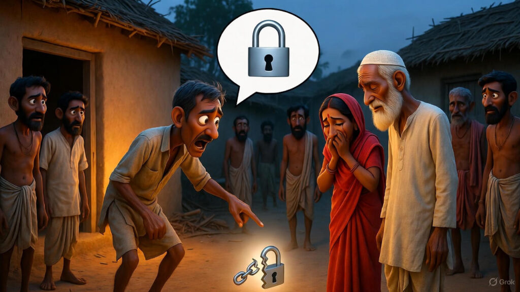 Neighbor Blames the Poor Locking