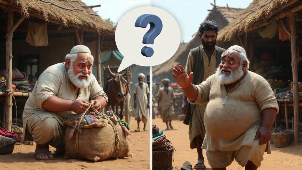 Mulla bundles goods, calls porter and asks price