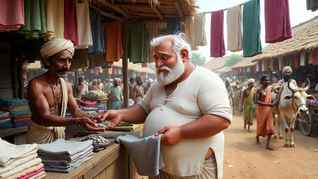 Mulla Buys the Fabric