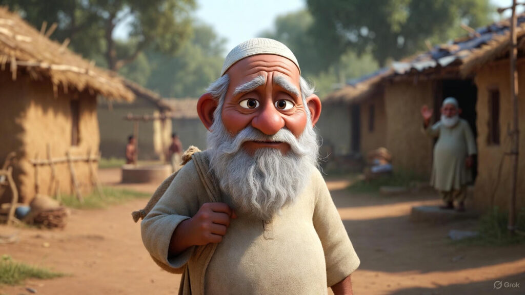 Mulla Decides to Go to the Nearby Town Market