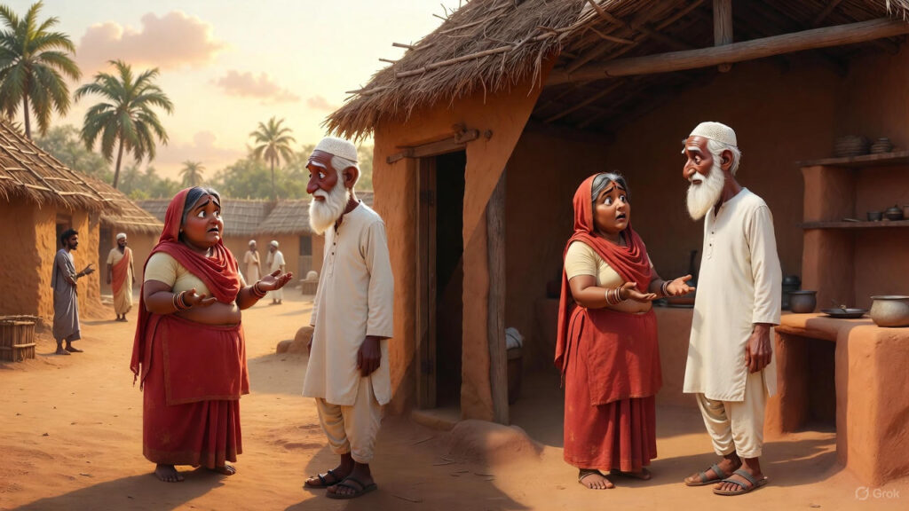 Wife Calls Mulla to the Empty Kitchen