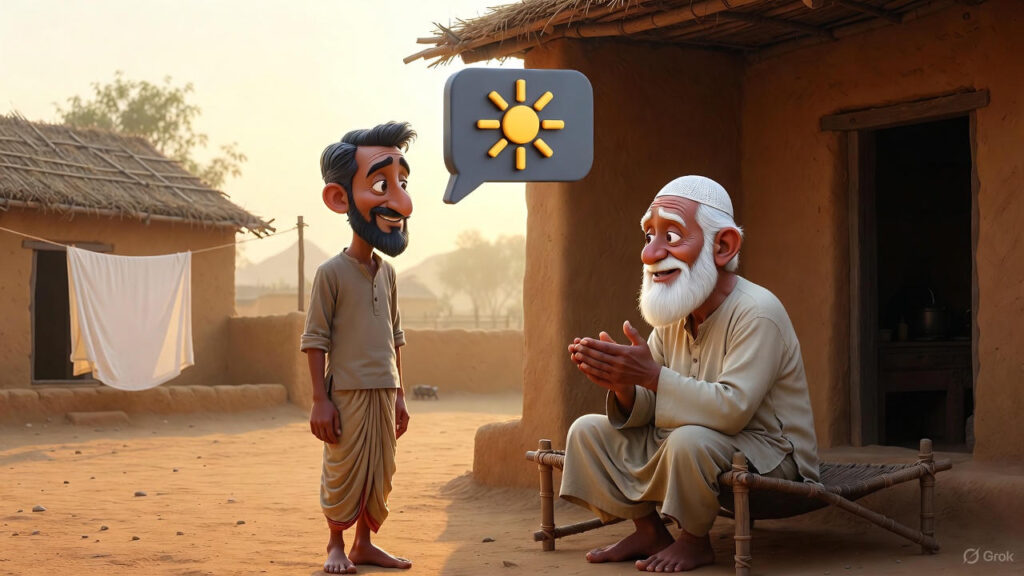 Merchant Returns and Insists on Borrowing the Now-Dry Jubbah