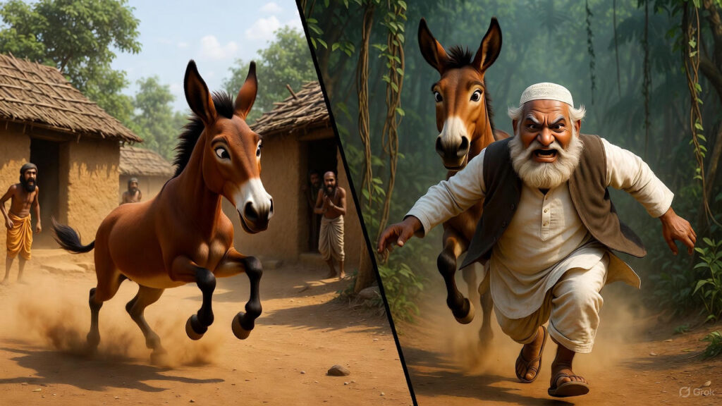 Mulla's Daily Struggle Fetching the Runaway Donkey