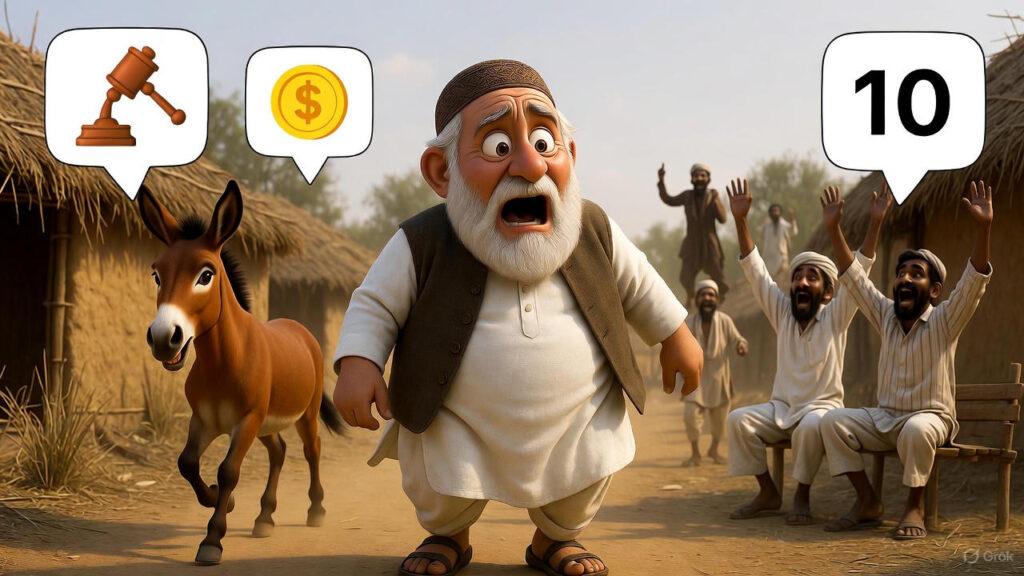 The Donkey Returns Unexpectedly, Friends Call for a Buyer