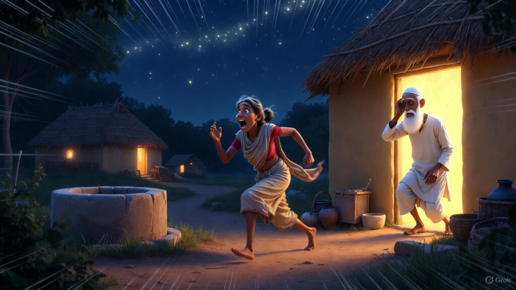 Wife Runs to Mulla, Describing the "Thief"