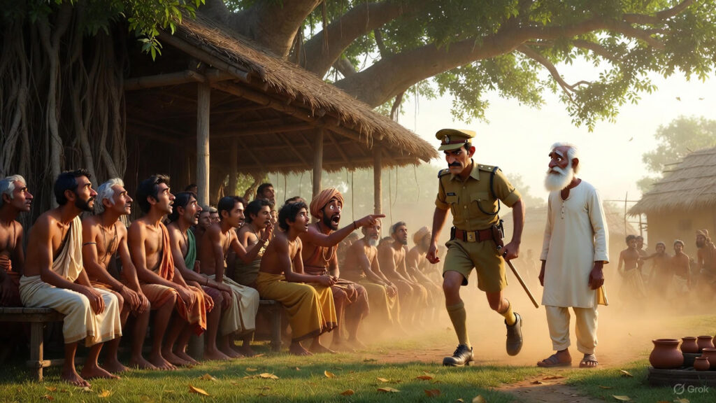 Arrival of the Village Watchman/Police