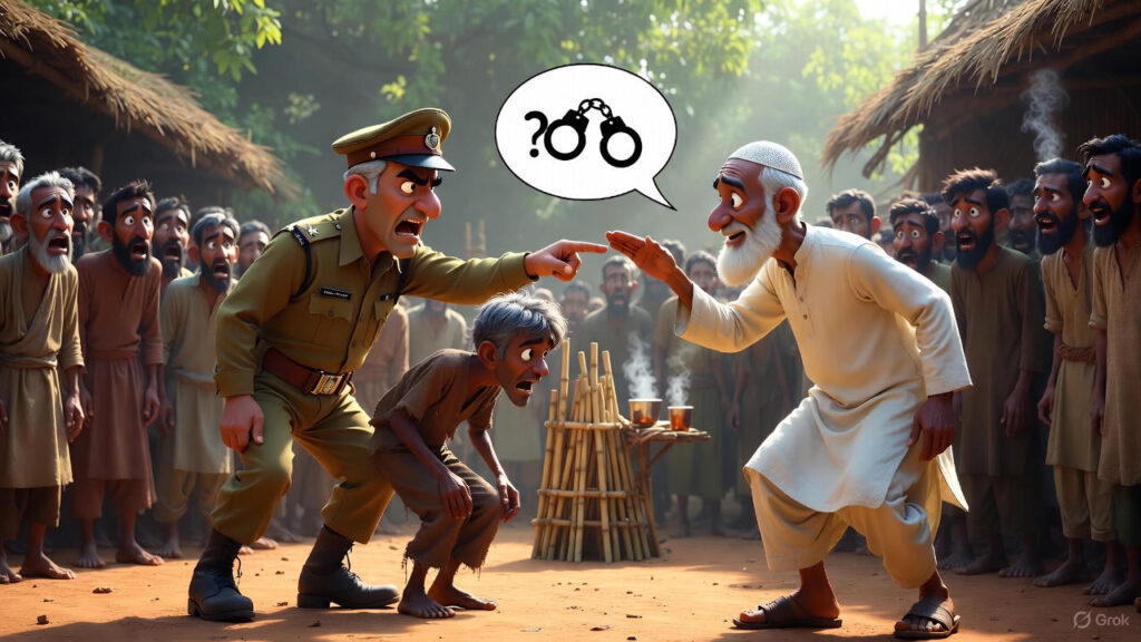 Police Arresting the Thief