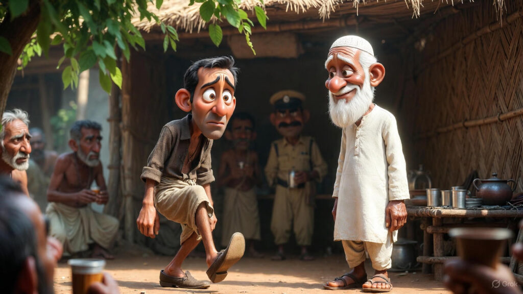 Mulla Suggesting to Check Inside the Shoe