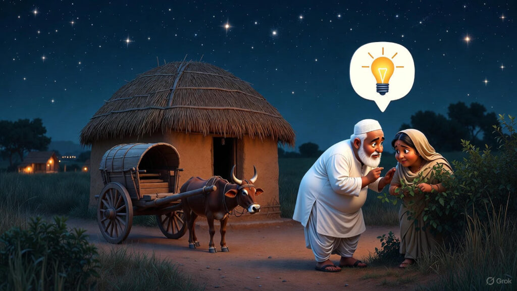 Cart Stops at Thief's Hut, Mulla Whispers Plan