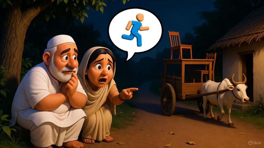 Mulla Watches Quietly, Thief Drives Away