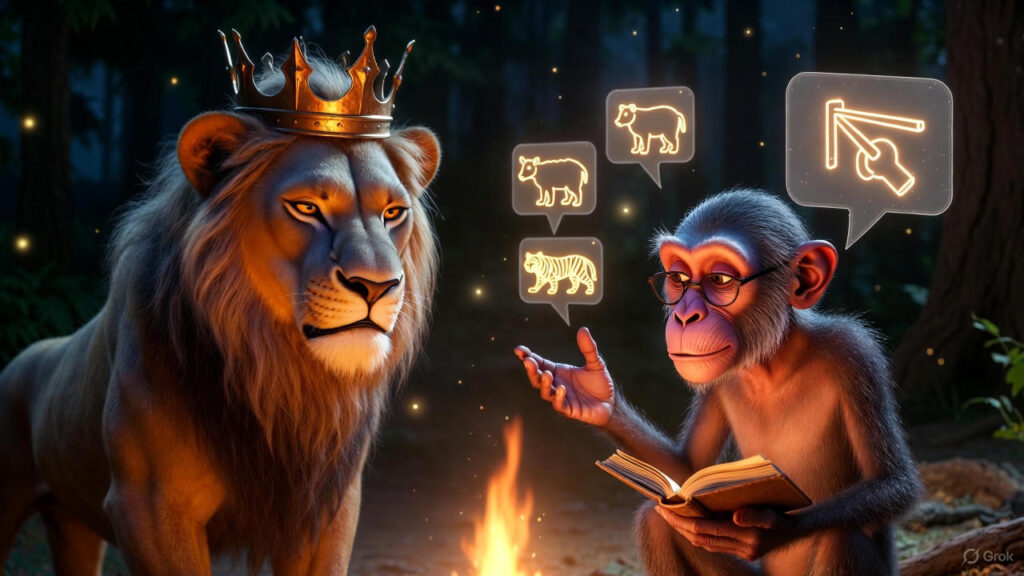 The Monkey Delivers the Message