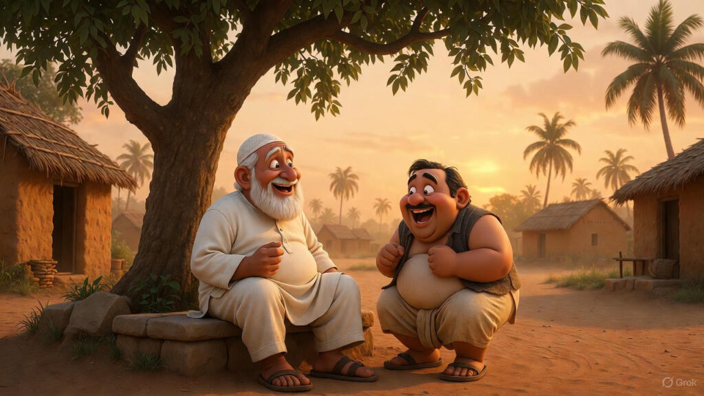 Both Laughing Together