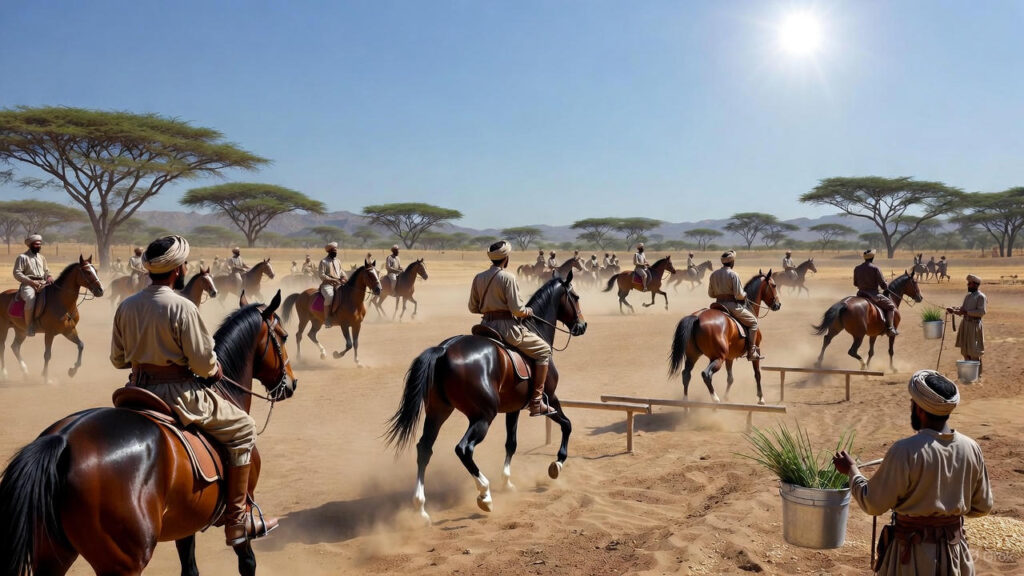 Courtiers' Diligent Training