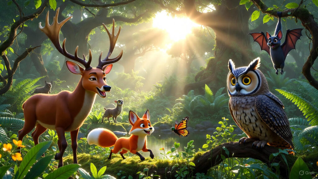 Joyful Mornings and Nights in Kuva Forest