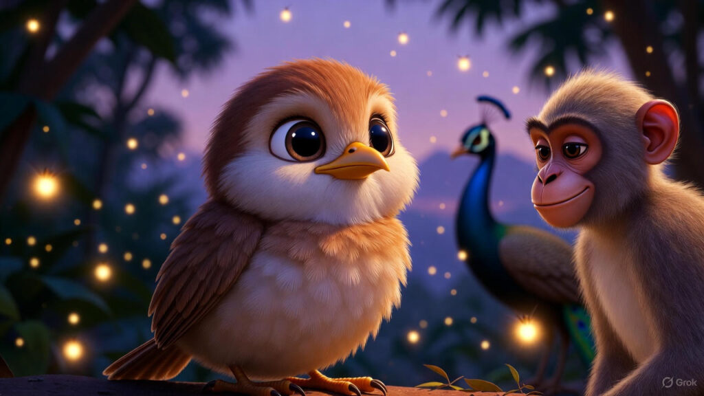 The Sparrow's Contentment with Her Voice