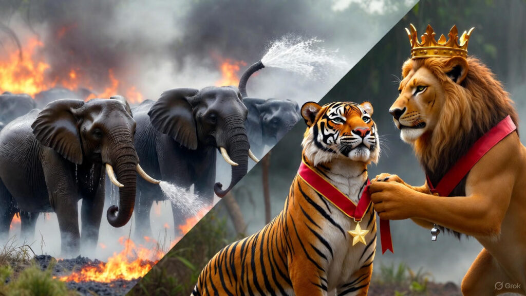 Quenching the Flames and Hero's Honor