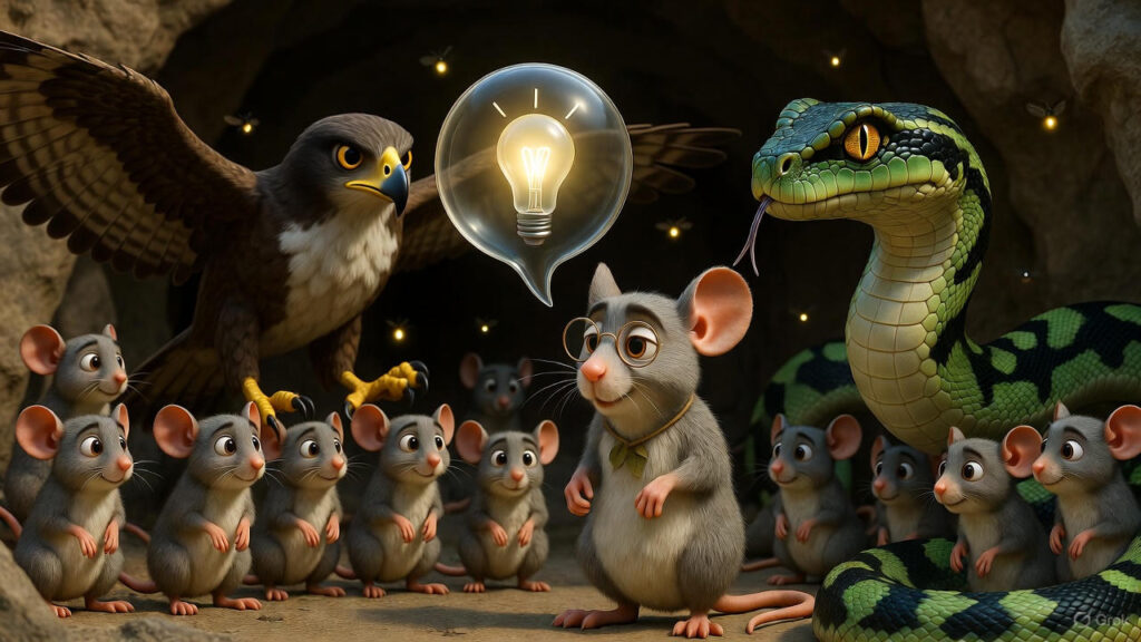 The Wise Mouse's Clever Plan