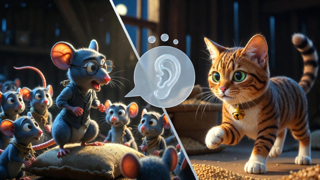 The Cat Overhears and Approaches