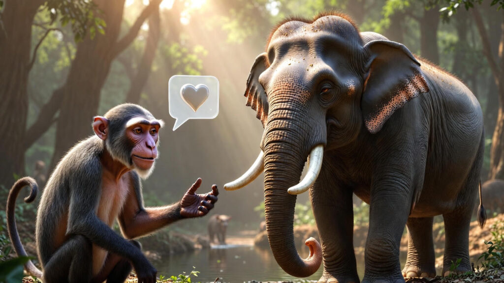 The Monkey's Wise Counsel to the Elephant