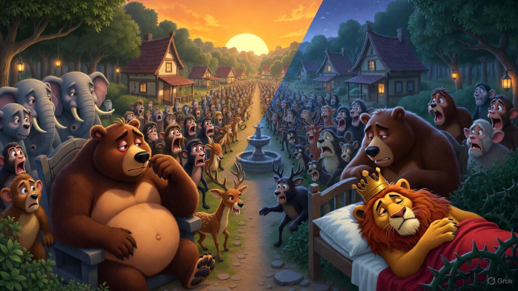 The Bear's Mounting Troubles