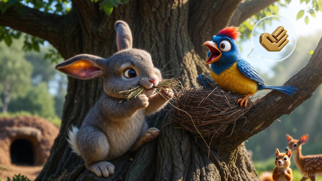 The Helpful Little Rabbit