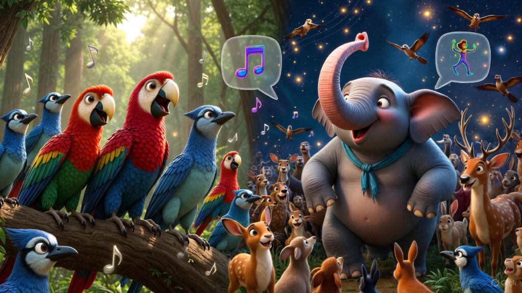 Birds Sing Praises and the Elephant Steps Forward