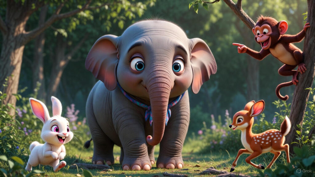 The Lonely Chubby Elephant